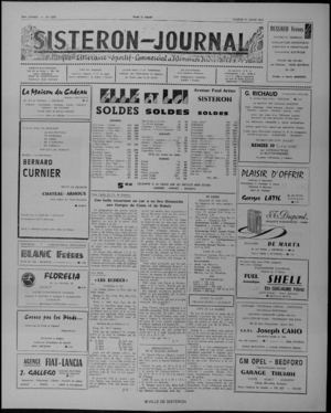 Le Sisteron Journal du 21/08/1976