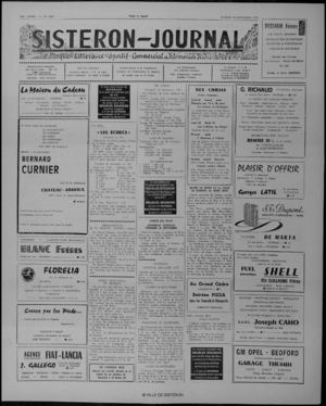 Le Sisteron Journal du 18/09/1976