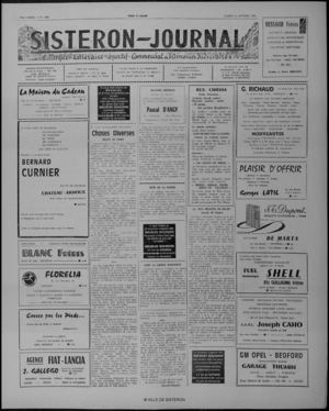 Le Sisteron Journal du 23/10/1976