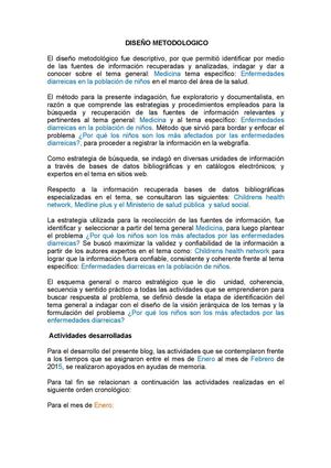 Diseño Metodologico