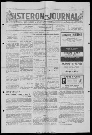 Le Sisteron Journal du 17/03/1979