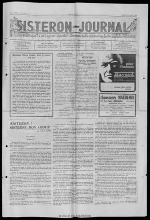 Le Sisteron Journal du 28/04/1979
