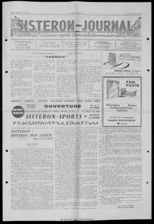 Le Sisteron Journal du 26/05/1979