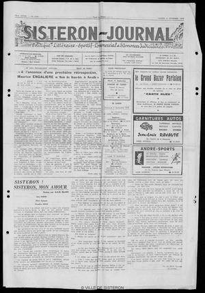 Le Sisteron Journal du 08/09/1979