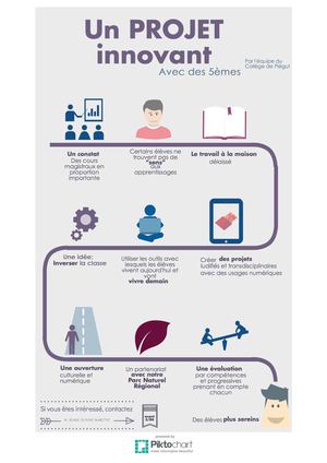 Infographie Collègue Projet Innovant