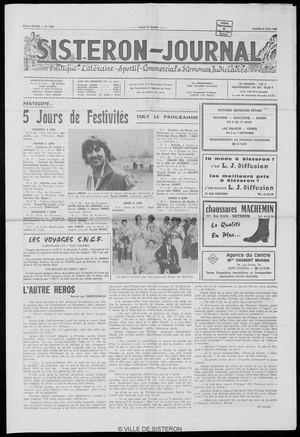 Le Sisteron Journal du 06/06/1981