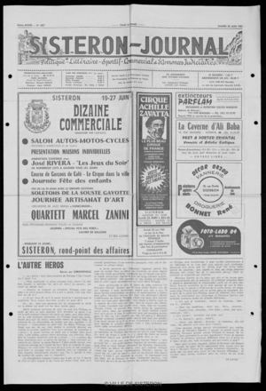 Le Sisteron Journal du 20/06/1981