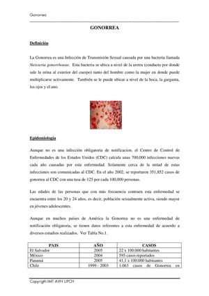 Gonorrea