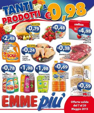 Volantino Emmepiu Dal 7 Al 20 Maggio