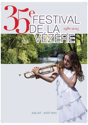Brochure Programme 2015 - Festival de la Vézère