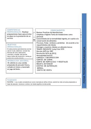 Preparacion De Ceviche