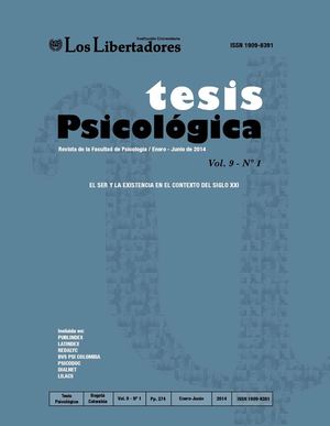 Revista Tesis Psicológica Vol. 9 No. 1