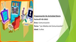 Actividades De Medios De Comunicación Luciana Y Micaela