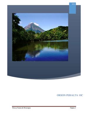 Flora Y Fauna De Nicaragua