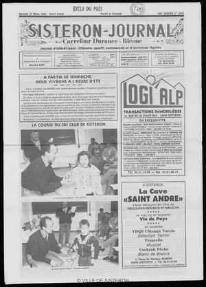 Le Sisteron Journal du 27/03/1993