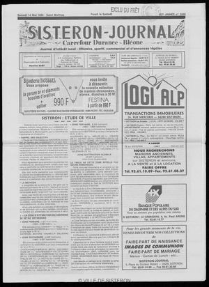 Le Sisteron Journal du 14/05/1994