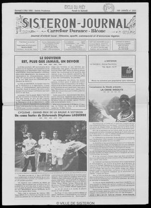 Le Sisteron Journal du 06/05/1995