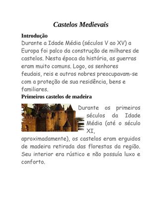 Castelos Medievais