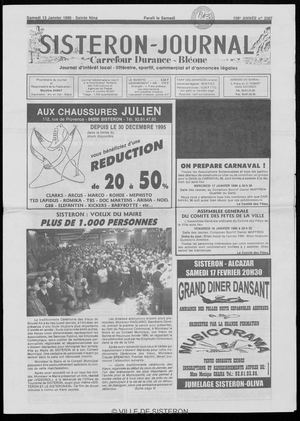 Le Sisteron Journal du 13/01/1996