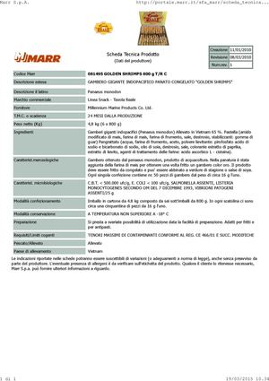 Gambero Gigante Golden Shrimps