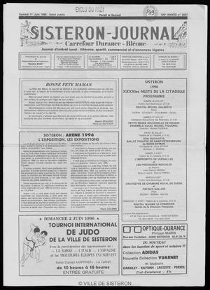 Le Sisteron Journal du 01/06/1996