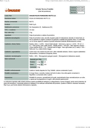 Polpa Pomodoro Mutti