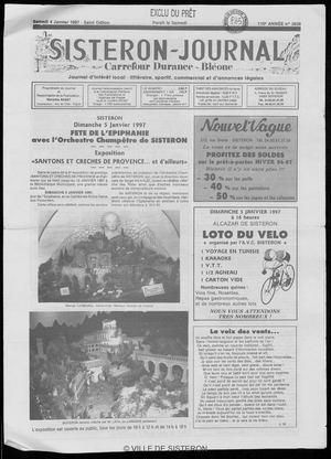 Le Sisteron Journal du 04/01/1997