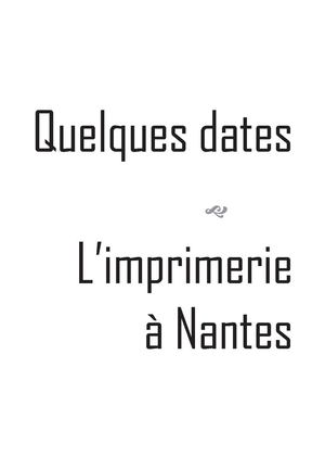 Dates,et Nantes