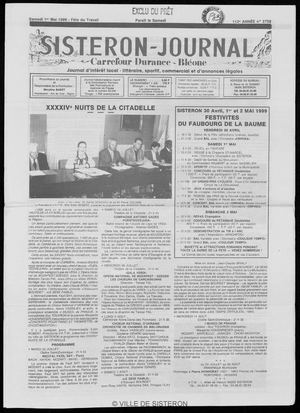 Le Sisteron Journal du 01/05/1999