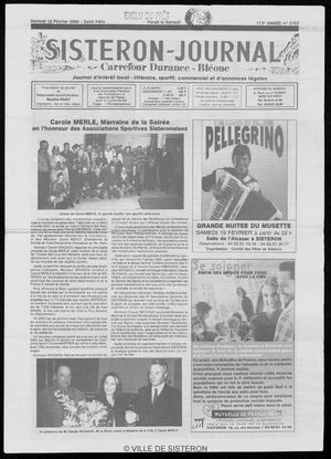Le Sisteron Journal du 12/02/2000