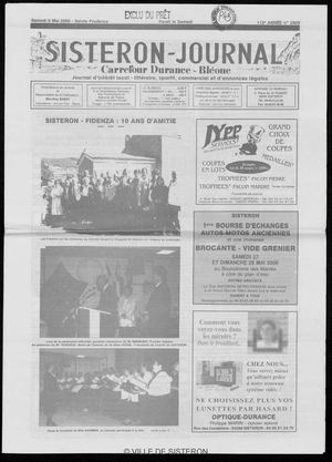 Le Sisteron Journal du 06/05/2000