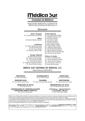 Revista Investigacion Medica 2012 2