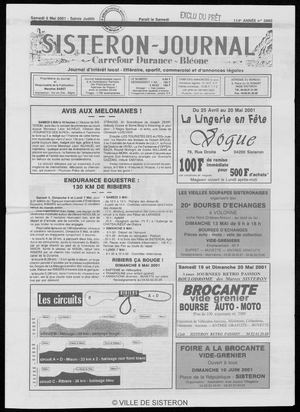 Le Sisteron Journal du 05/05/2001