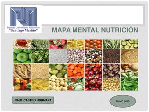 Mapa Mental Nutricion