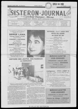 Le Sisteron Journal du 06/07/2002