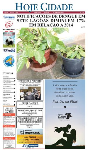 Jornal Hoje Cidade 09 05 2015
