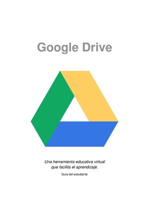 Cartilla Google Drive Guia Del Estudiante