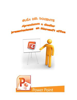 Cartilla Power Point Guia Del Docente