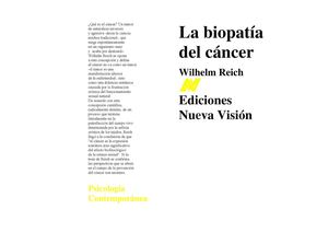 La Biopatia Del Cancer
