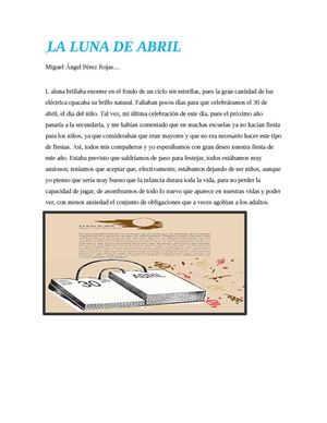 La Luna De Abril