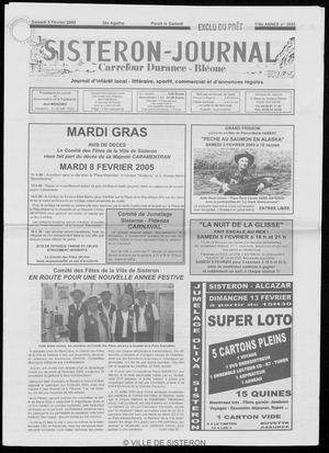 Le Sisteron Journal du 05/02/2005