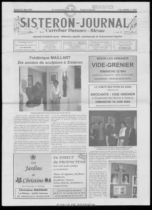 Le Sisteron Journal du 21/05/2005