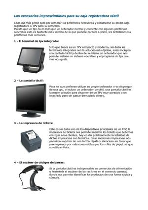 Los accesorios imprescindibles para su tpv