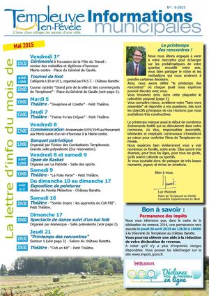 Informations municipales de Templeuve - N°6-2015