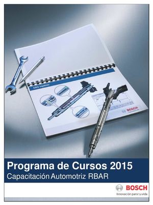 Programa De Cursos Robert Bosch Argentina 2015 2t