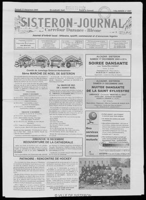 Le Sisteron Journal du 17/12/2005