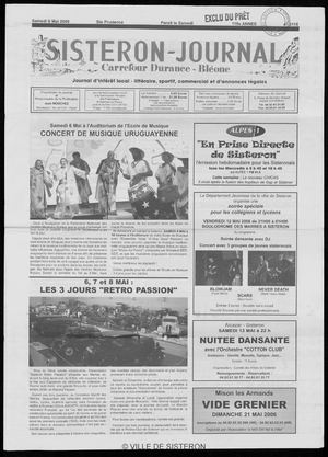 Le Sisteron Journal du 06/05/2006