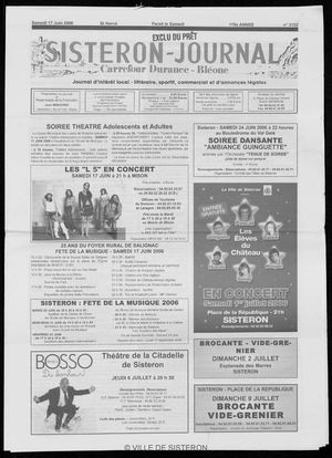 Le Sisteron Journal du 17/06/2006