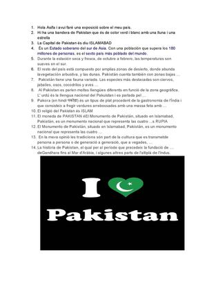 El Meu País Pakistan. Asifa