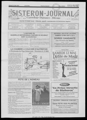 Le Sisteron Journal du 12/05/2007